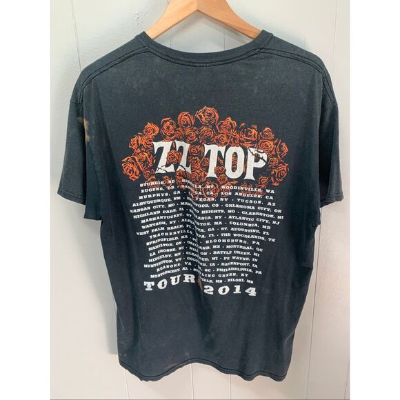 ZZ Top 2014 Tour Tee Large - Picture 2 of 8